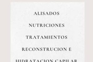 Alisados y tratamientos