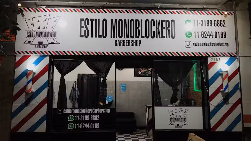 Estilo Monoblockero Barbershop