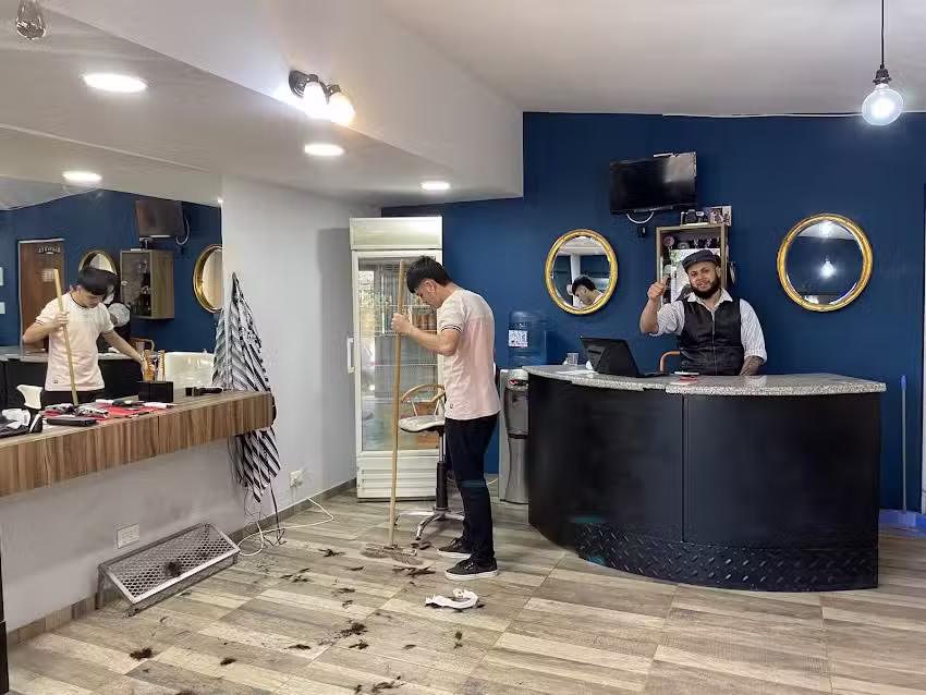 La barber&iacute;a de Samuel Cordoba